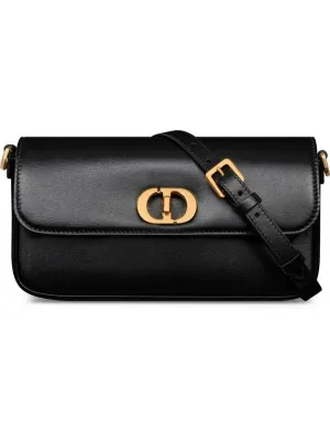 30 Montaigne Avenue East West Double Carry Mini Bag Black Dior