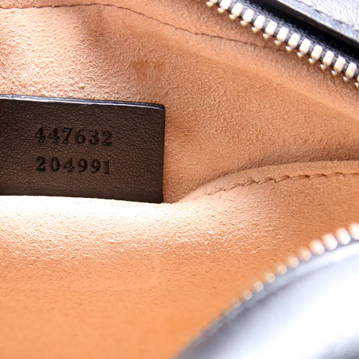 447632 Marmont Small Leather Camera Bag Black