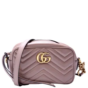 448065 Marmont Mini Camera Bag Tan
