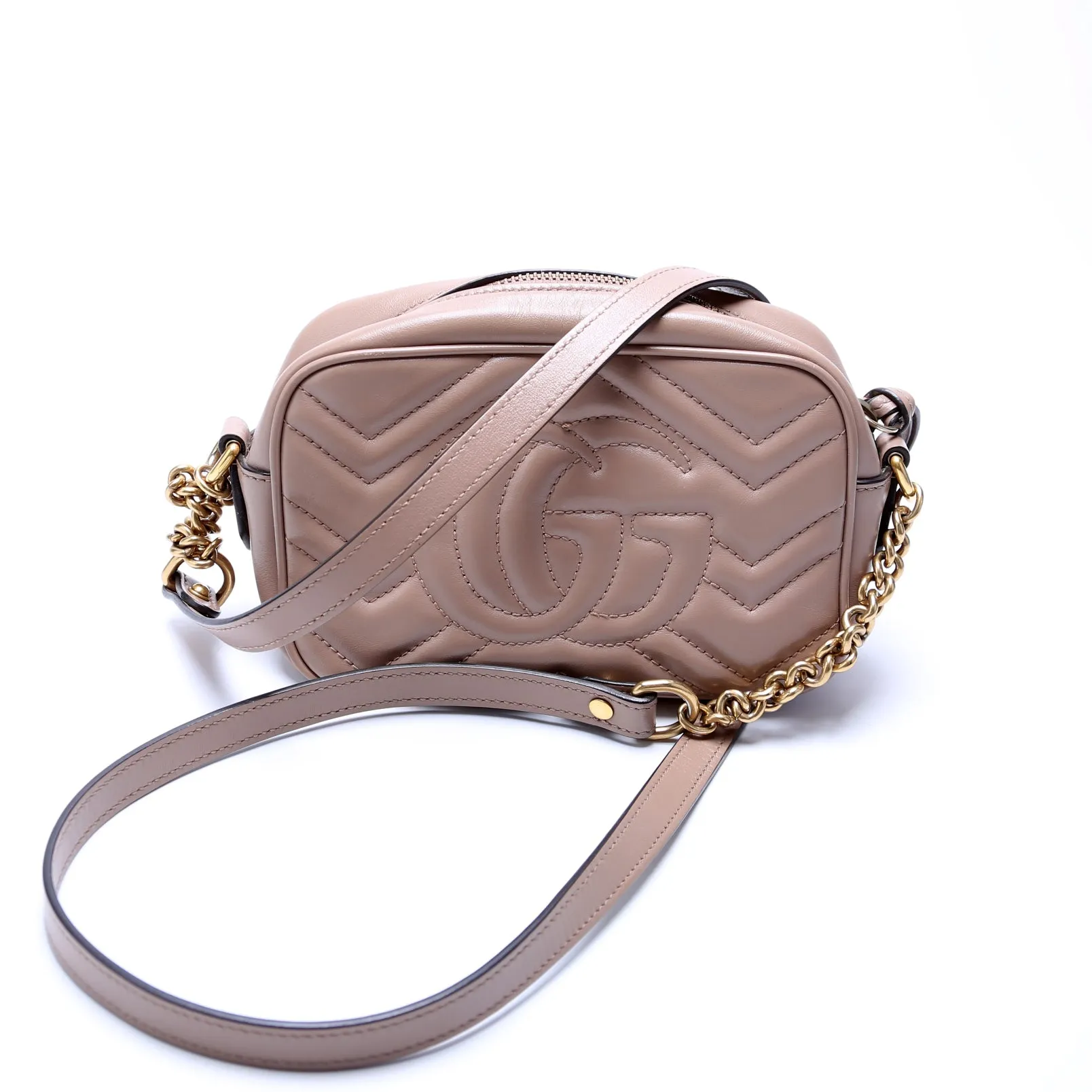 448065 Marmont Mini Camera Bag Tan