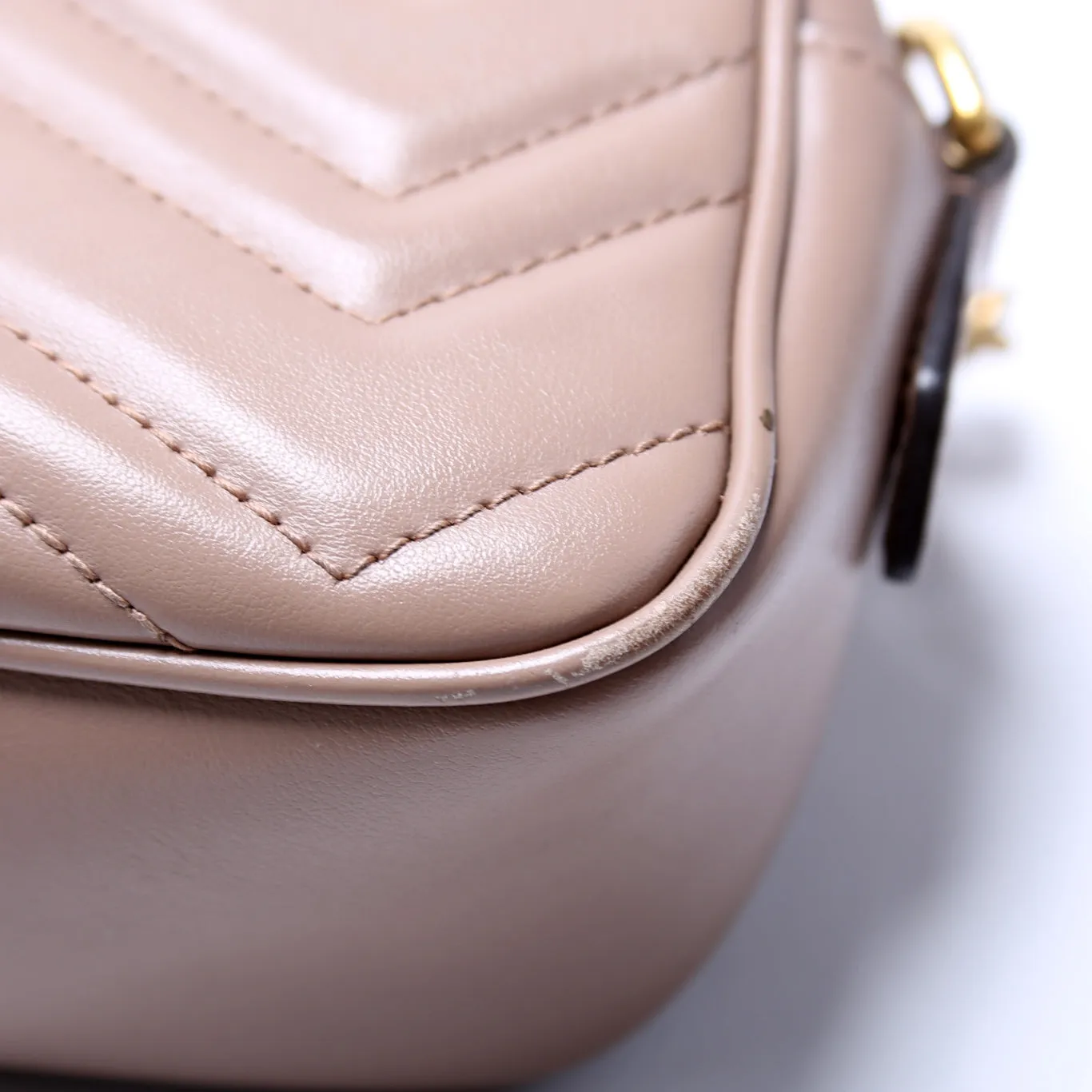 448065 Marmont Mini Camera Bag Tan