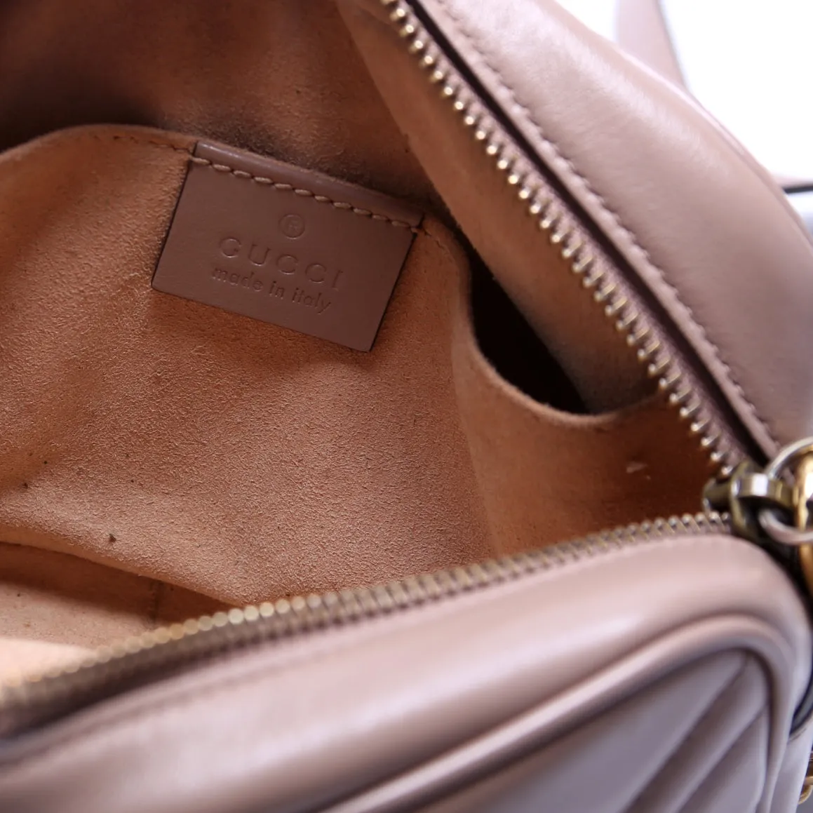 448065 Marmont Mini Camera Bag Tan