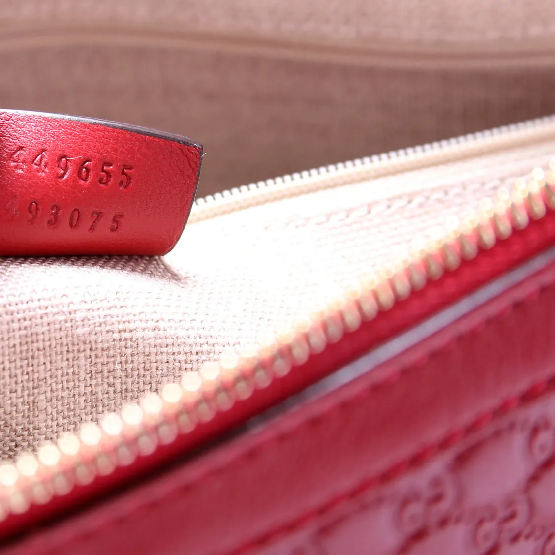 449655 Margaux Micro Guccissima Satchel Medium