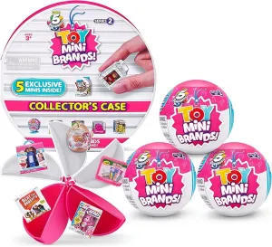 5 SURPRISE Toy Mini Brands Series 2 by ZURU (Collectors Case   3 Pack Capsules)