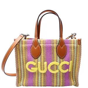 779670 Jute Tote Small Multicolor/Brown