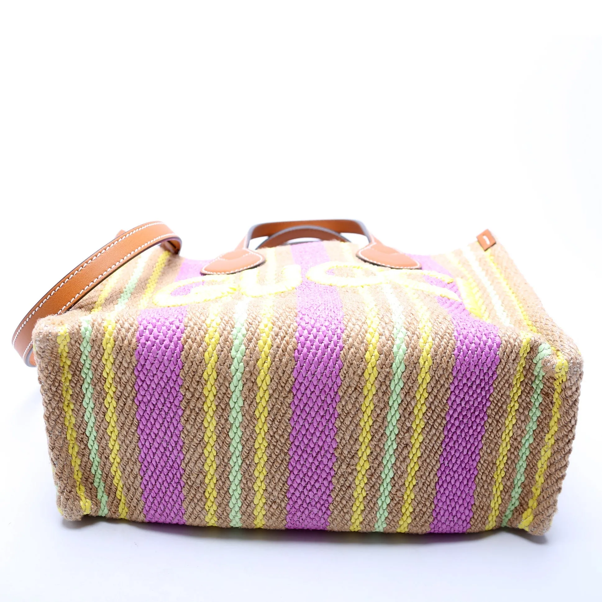 779670 Jute Tote Small Multicolor/Brown