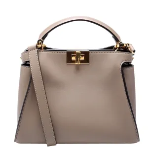 8BN302 Peekaboo Essentially Medium Calfskin Tan