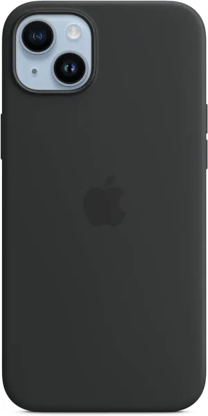 Apple iPhone 14 Plus Silicone Case with MagSafe  Midnight