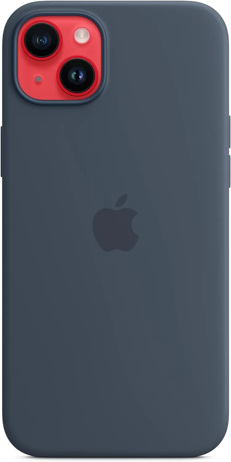 Apple iPhone 14 Plus Silicone Case with MagSafe  Storm Blue