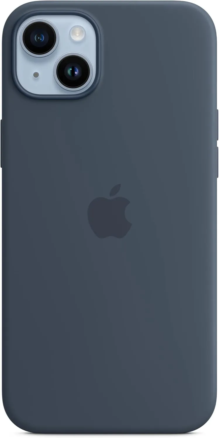 Apple iPhone 14 Plus Silicone Case with MagSafe  Storm Blue