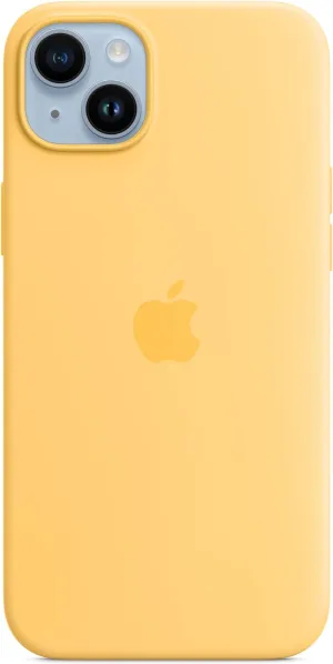 Apple iPhone 14 Plus Silicone Case with MagSafe  Sunglow