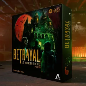 Avalon Hill Hasbro Gaming Betrayal at The House on The Hill 3rd Edition Cooperative Board Game, Ages 12 and Up, 3-6 Players, 50 Chilling Scenarios (F4541), Multicolor
