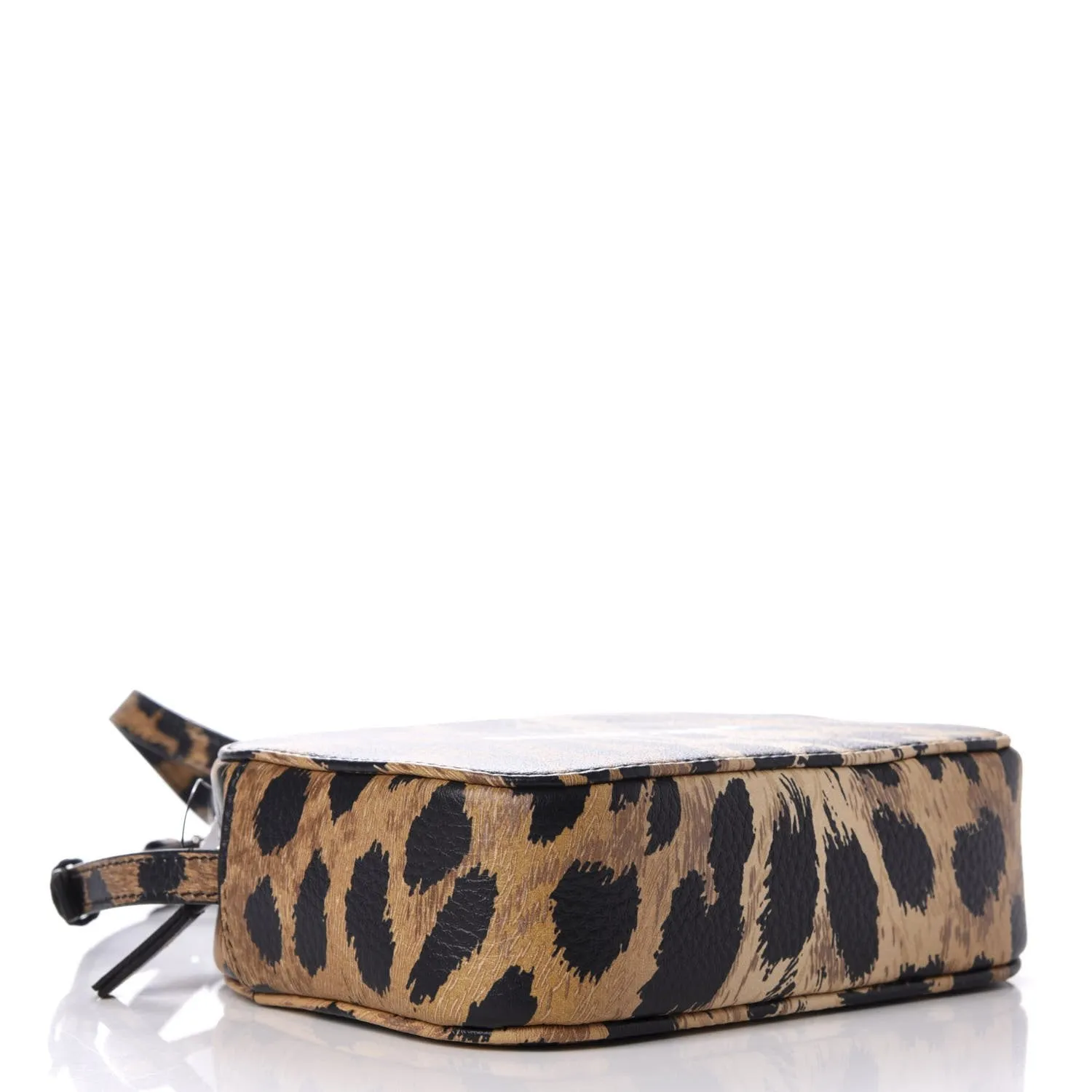 Balenciaga Calfskin Logo Printed Leopard XS Everyday Camera Bag 552372