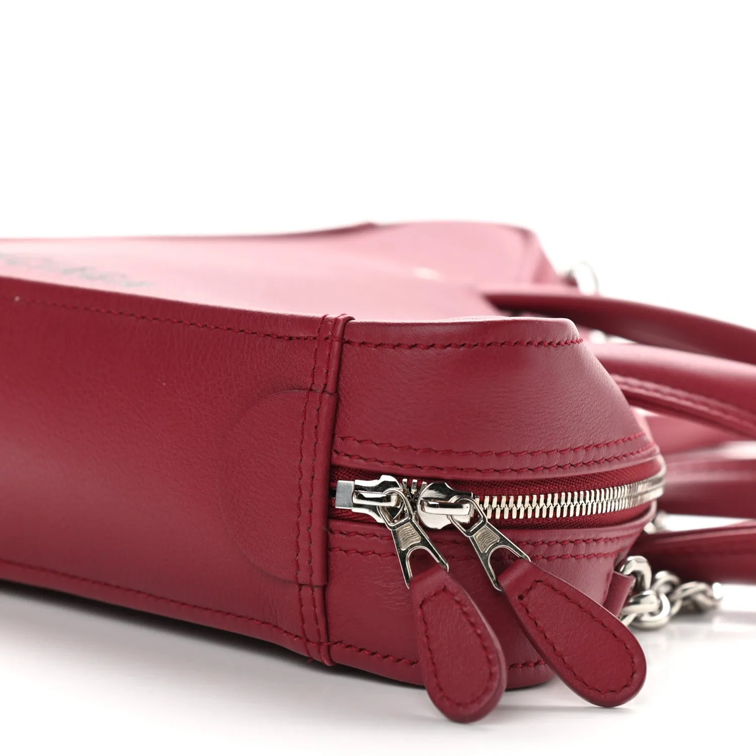 Balenciaga Triangle Pink Leather Top Handle Small Satchel Bag 527272