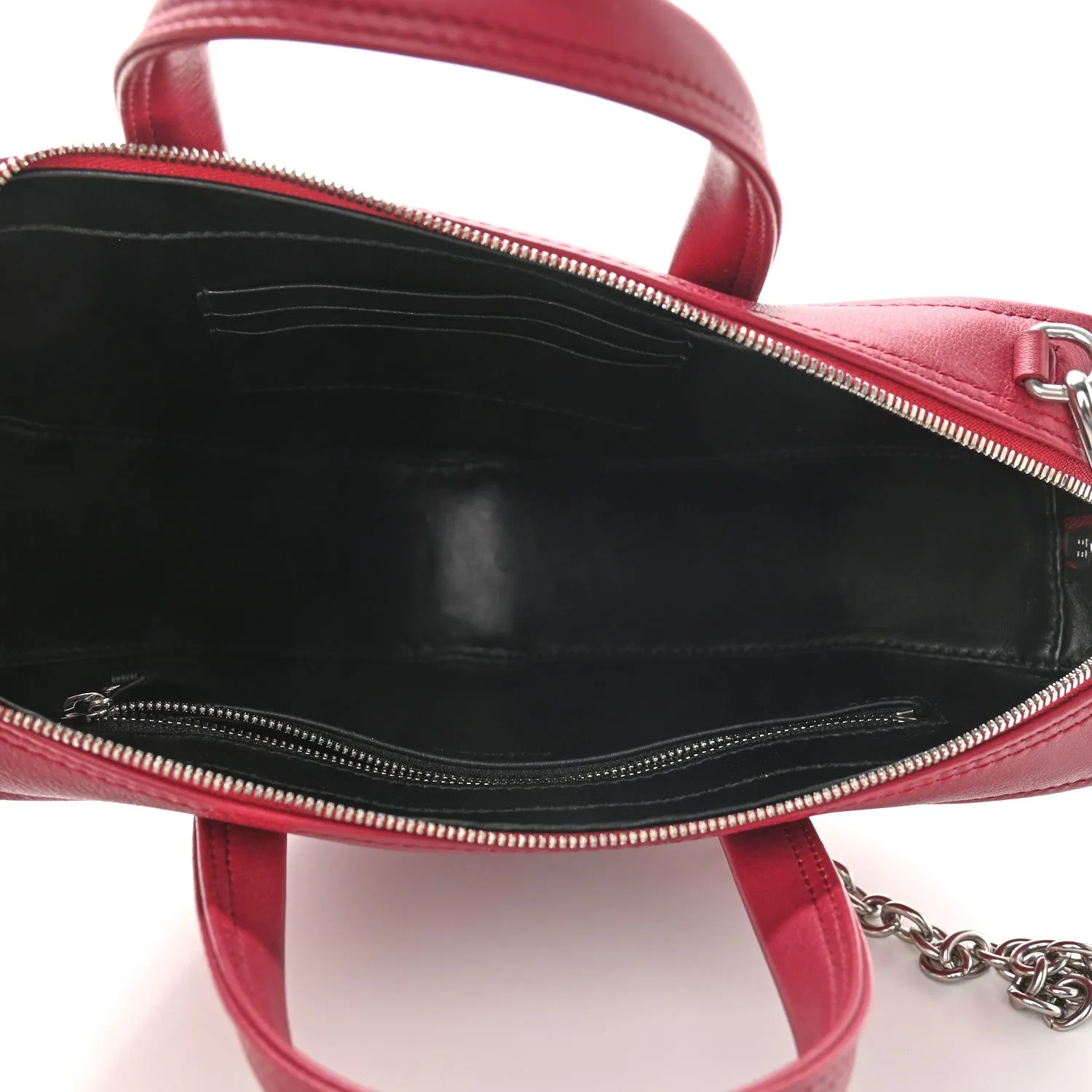 Balenciaga Triangle Pink Leather Top Handle Small Satchel Bag 527272