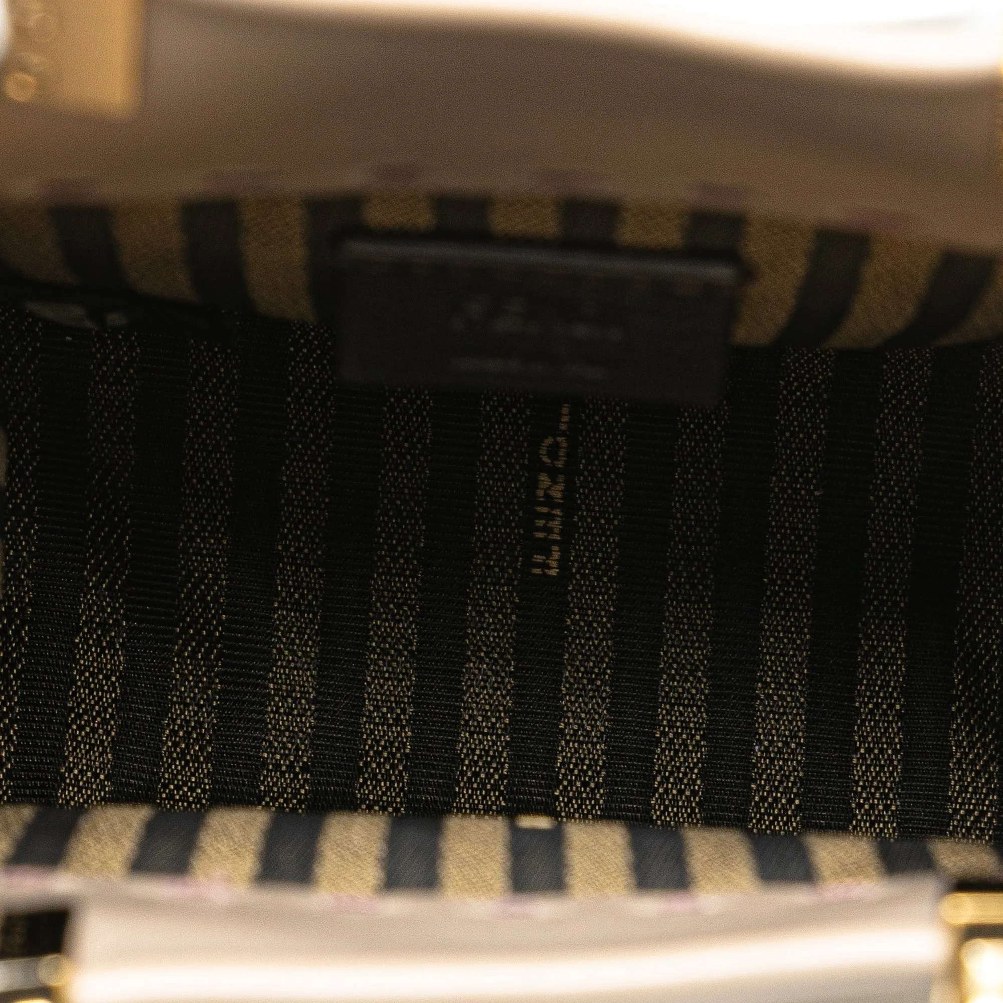 Beige Fendi Mini Leather Sunshine Shopper Tote Satchel