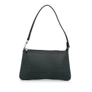 Black Burberry Smoke Check Shoulder Bag