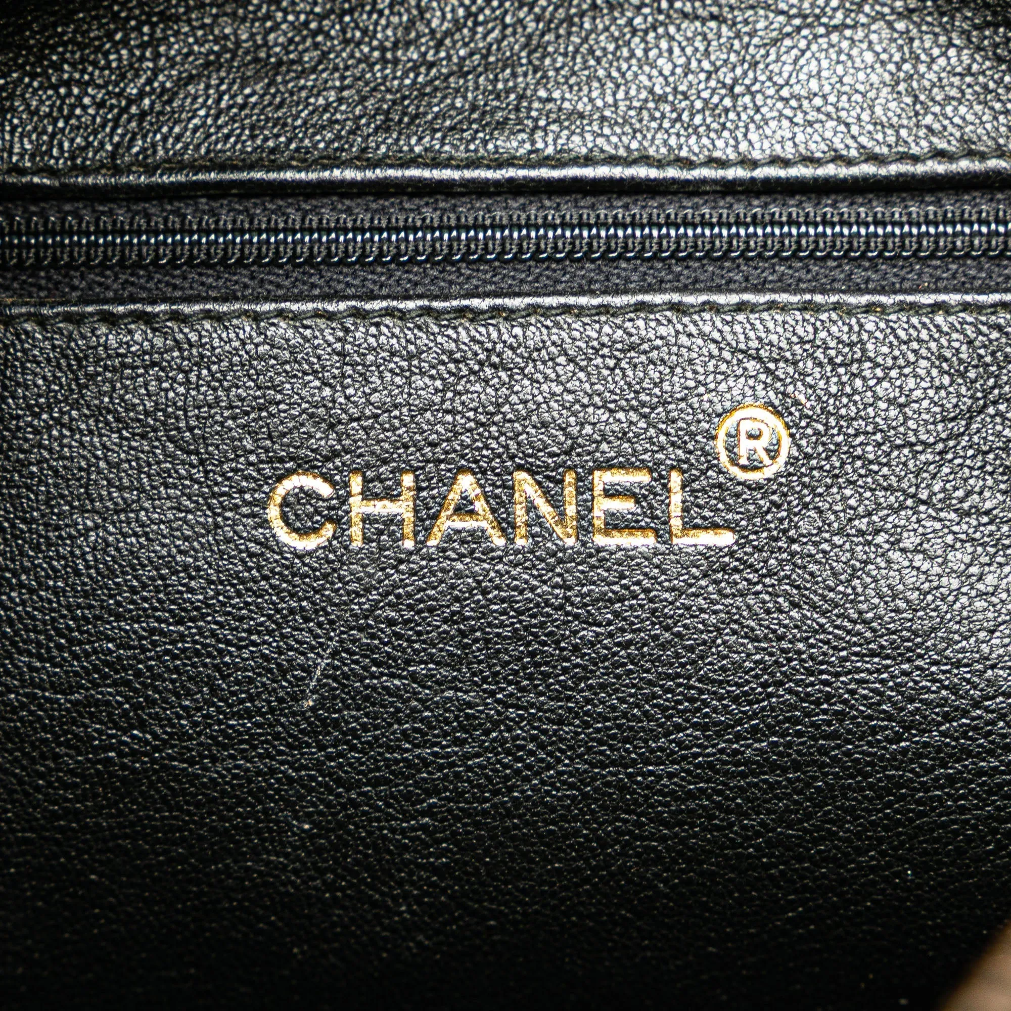 Black Chanel CC Chevron Quilted Lambskin Tassel Camera Case Crossbody Bag