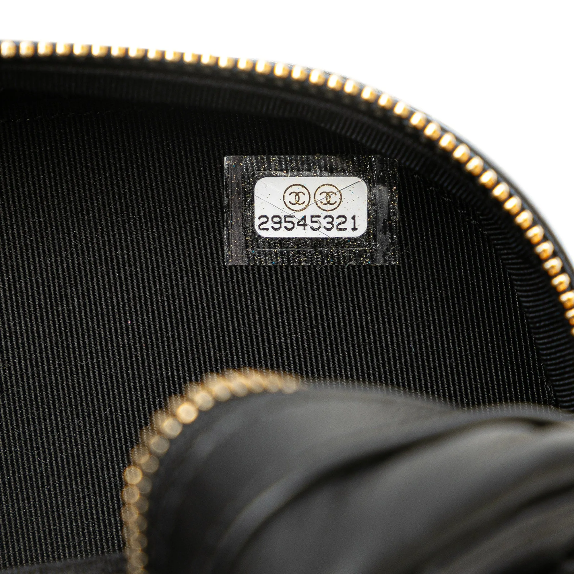 Black Chanel CC Quilted Lambskin Octagon Camera Case Crossbody Bag