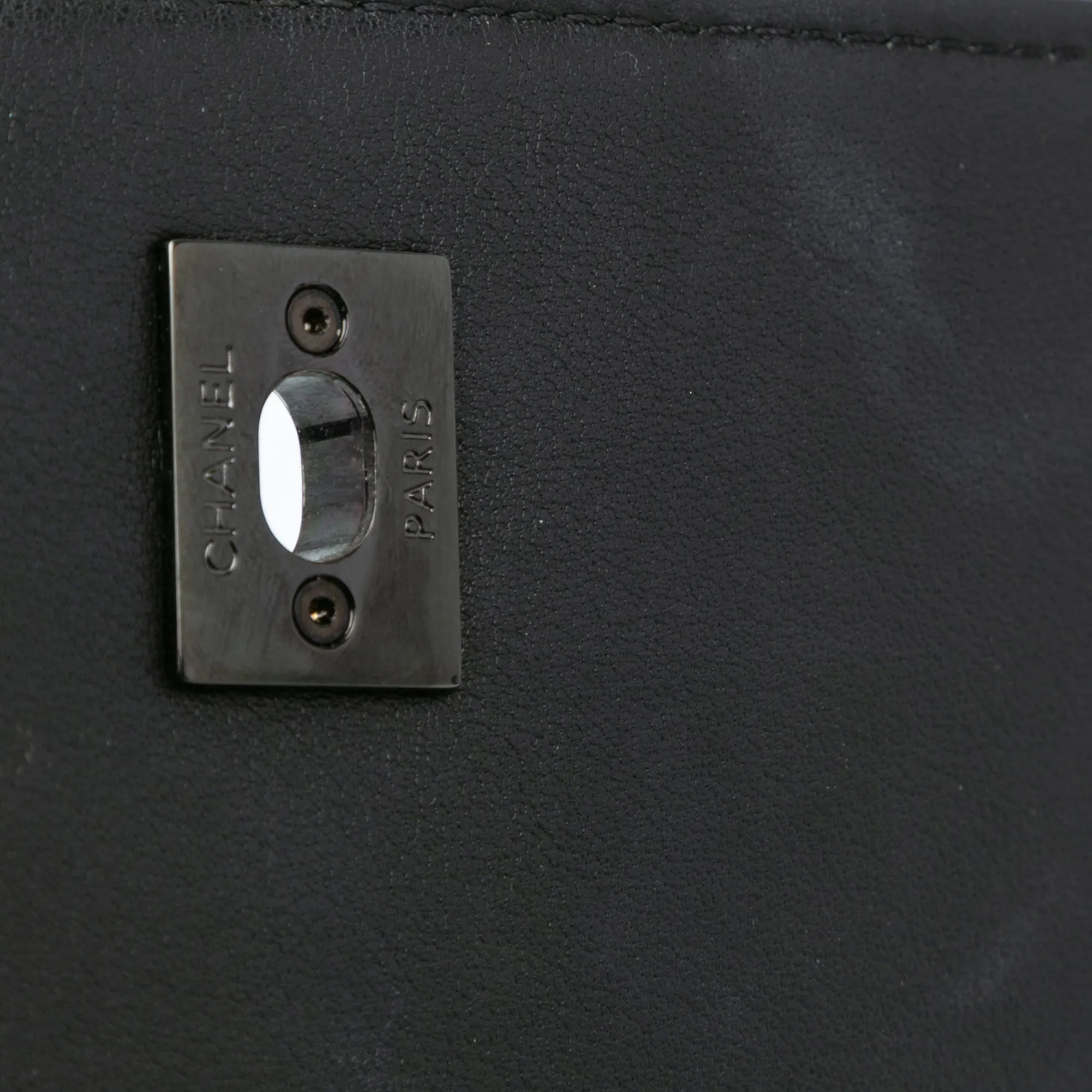 Black Chanel Mini Calfskin Propeller Flap Crossbody Bag