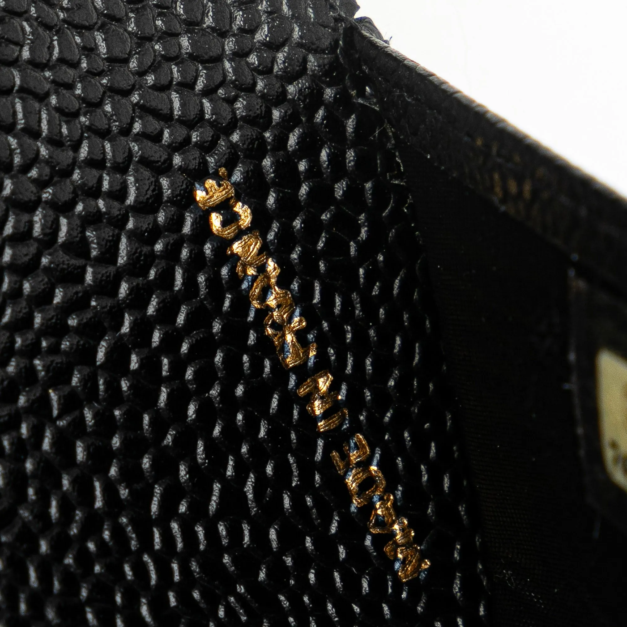 Black Chanel Mini Caviar Agenda Cover