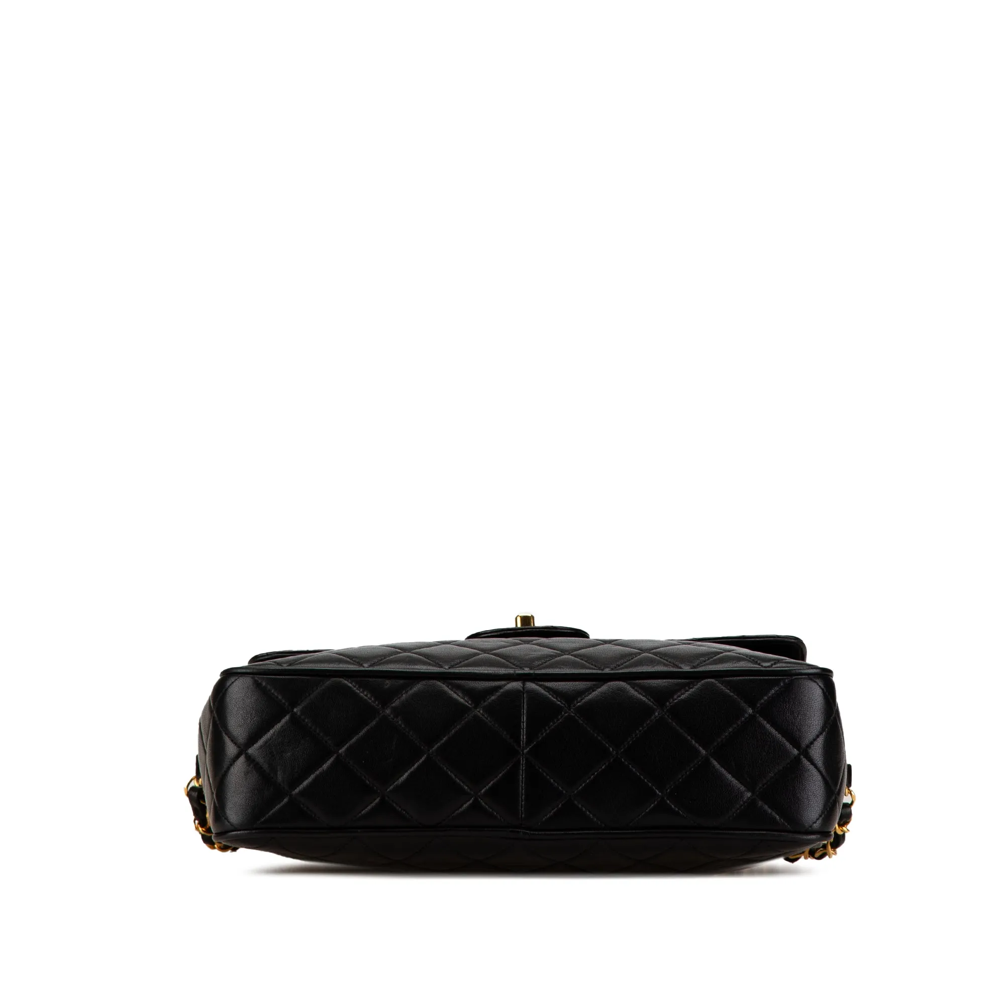 Black Chanel Quilted Lambskin Tassel Camera Bag