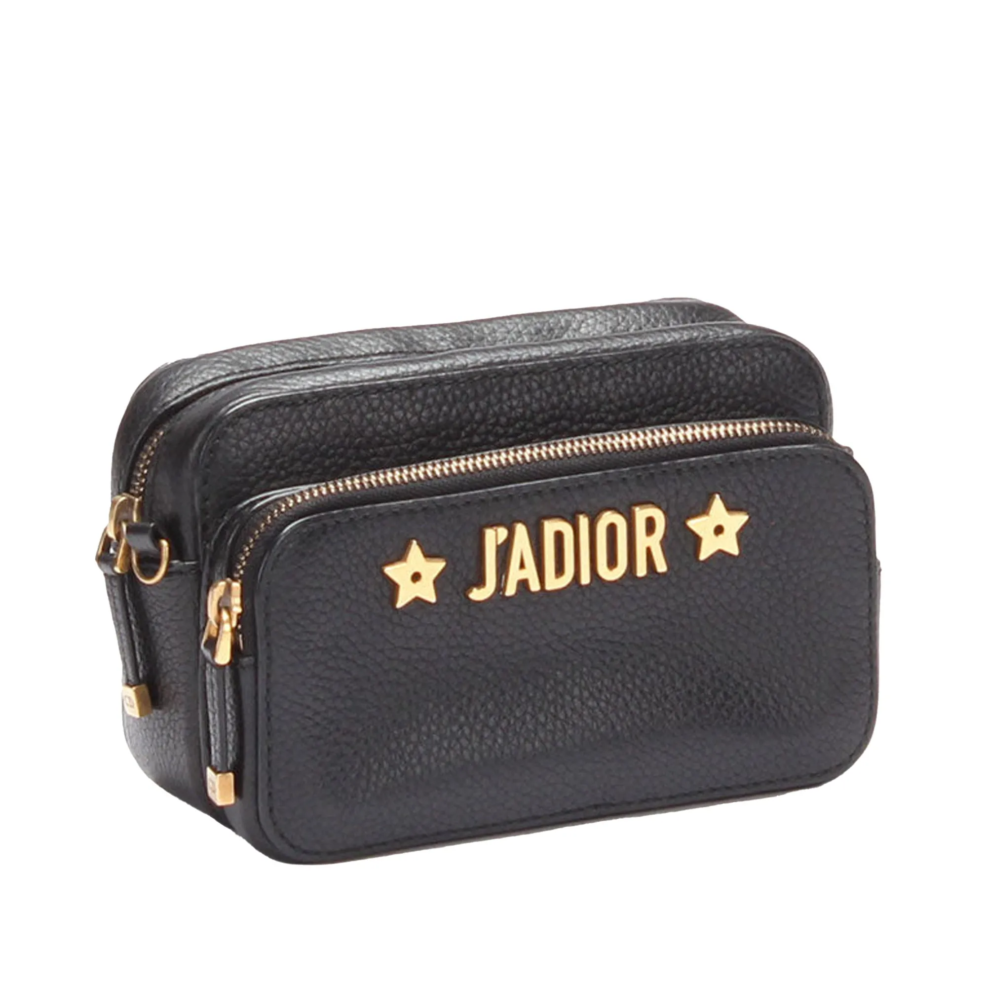 Black Dior J'Adior Camera Case Clutch with Chain Crossbody Bag