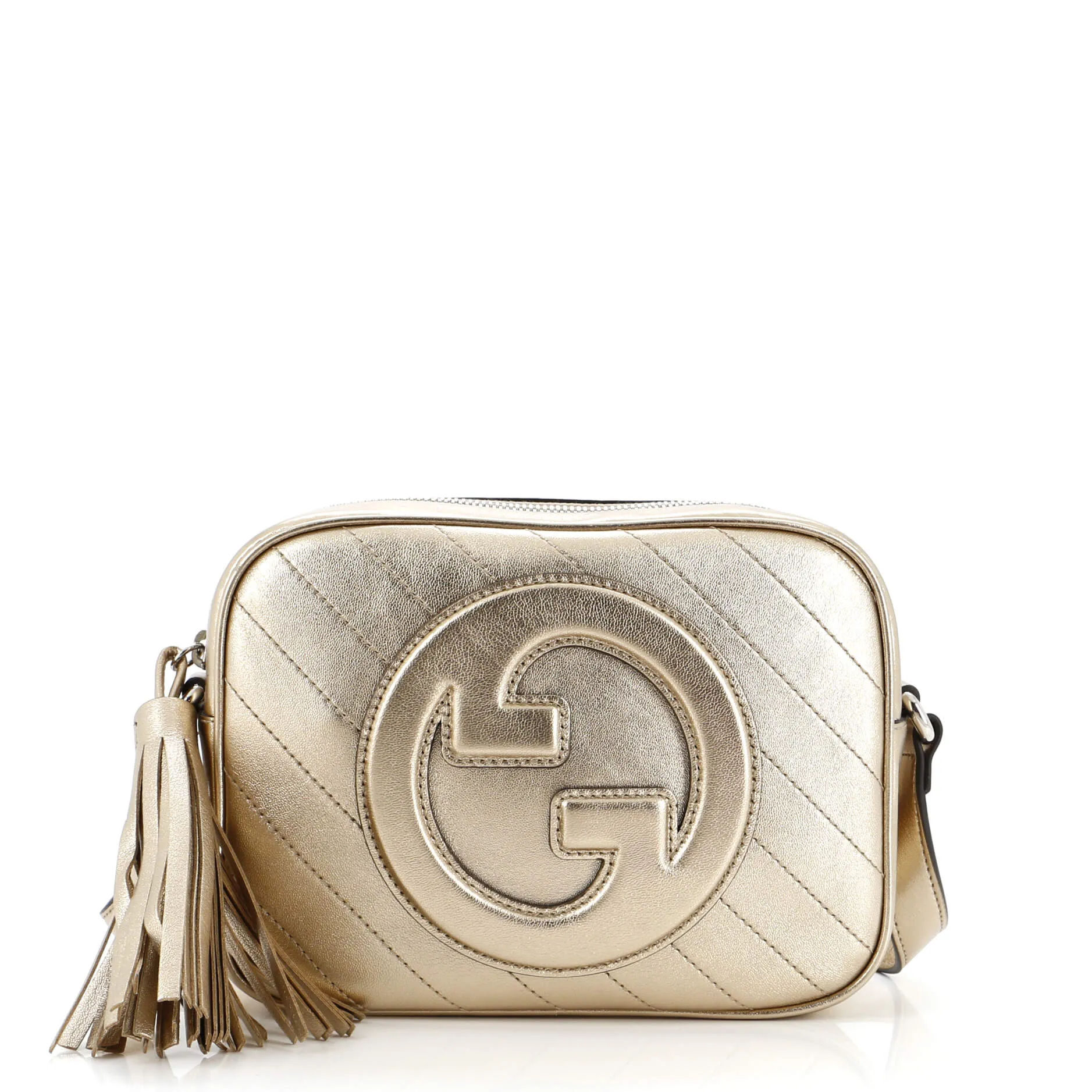 Blondie NM Camera Shoulder Bag Diagonal Quilted Leather Small
