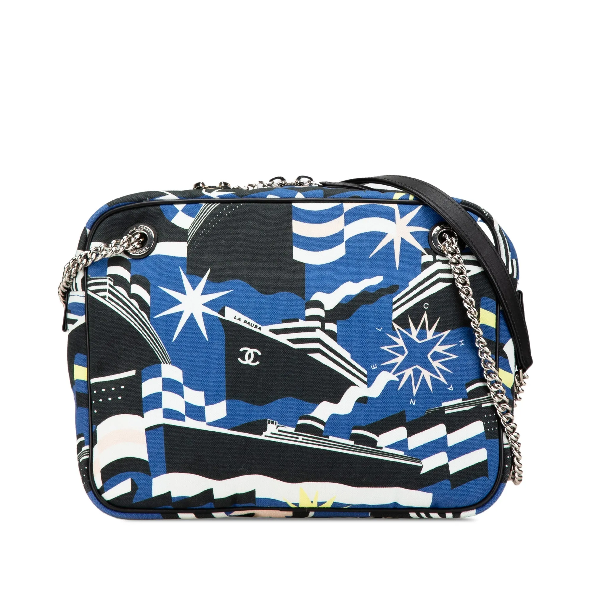Blue Chanel Small Canvas La Pausa Bay Camera Bag