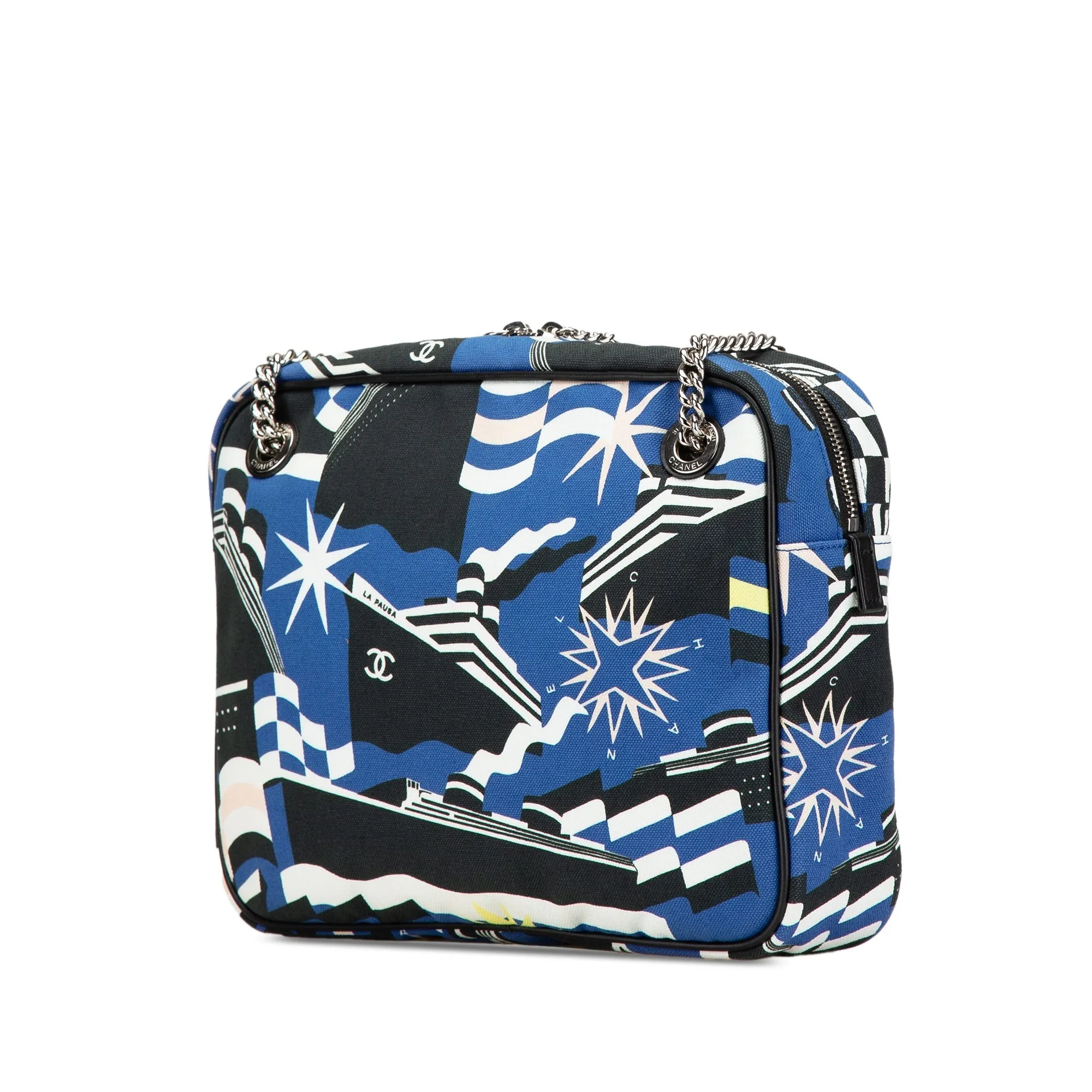 Blue Chanel Small Canvas La Pausa Bay Camera Bag