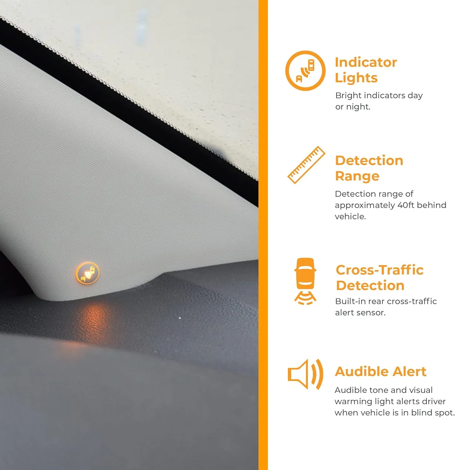 Brandmotion RDBS-1500 Radar Blind Spot System for 2007 & Newer Vehicles