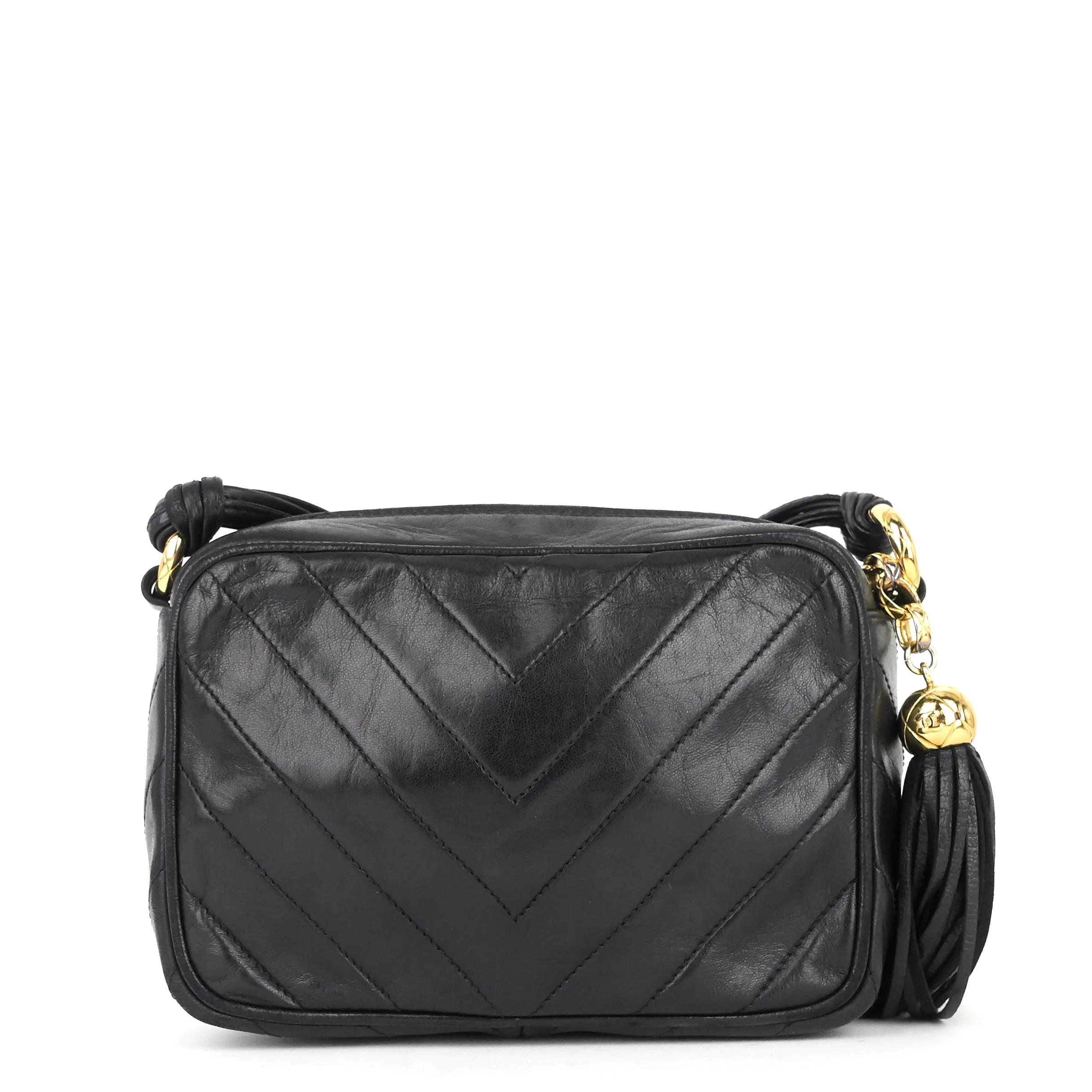 CC Camera Lambskin Crossbody Bag