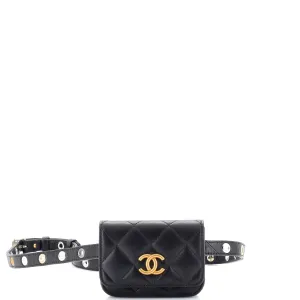 Chanel Cc Flap Double Chain Belt Bag