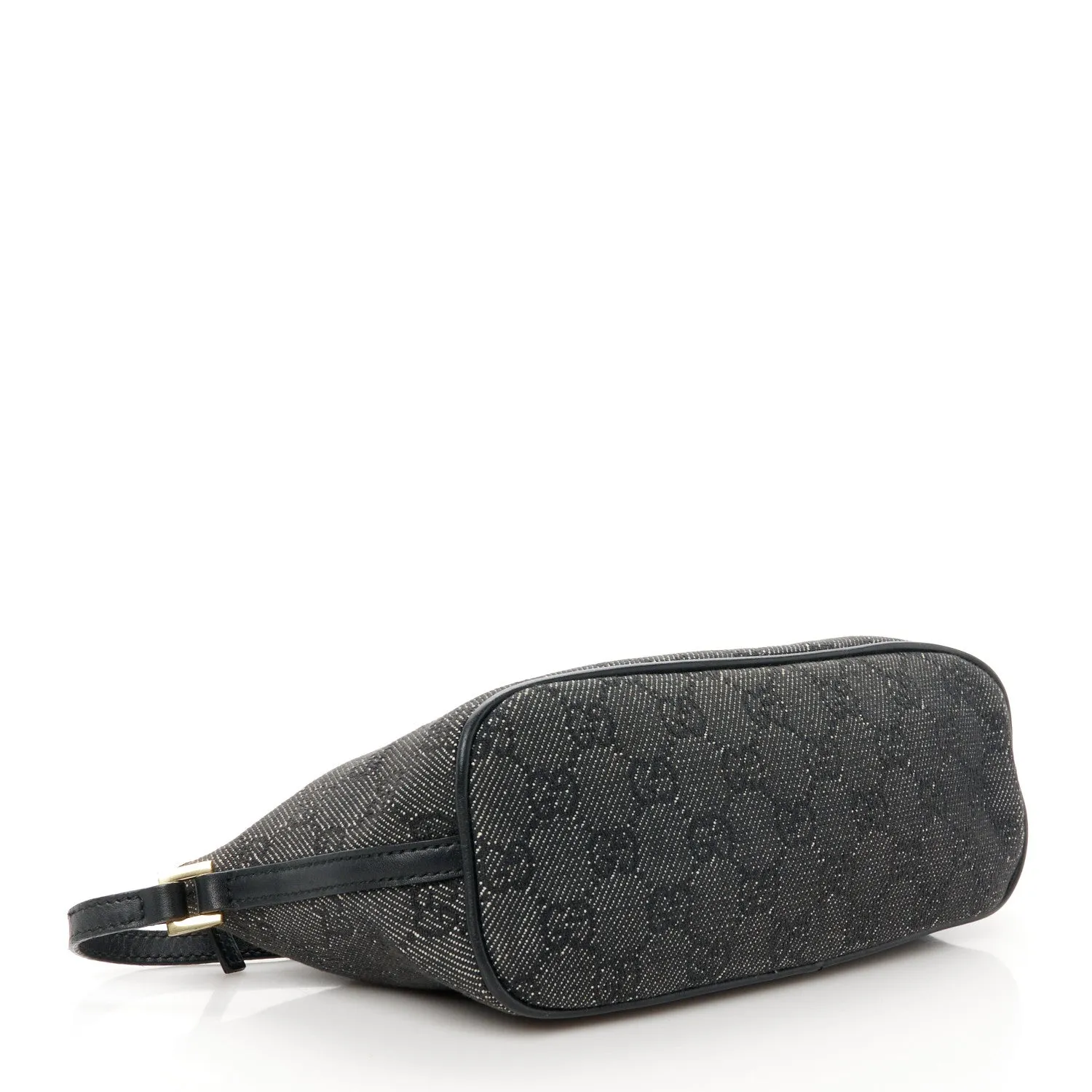 Gucci Denim Boat Pochette Black