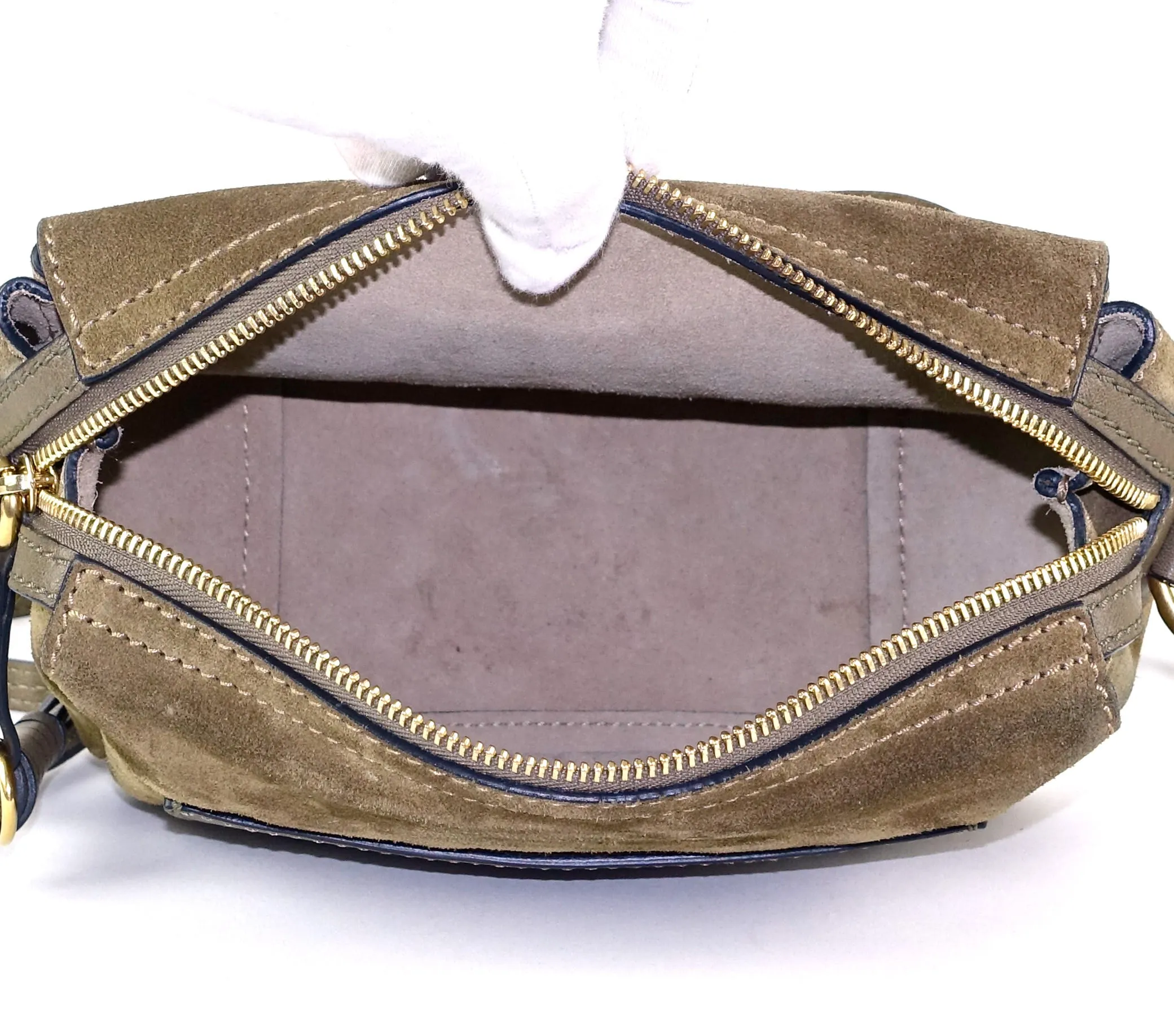 Indy Leather and Suede Camera Bag