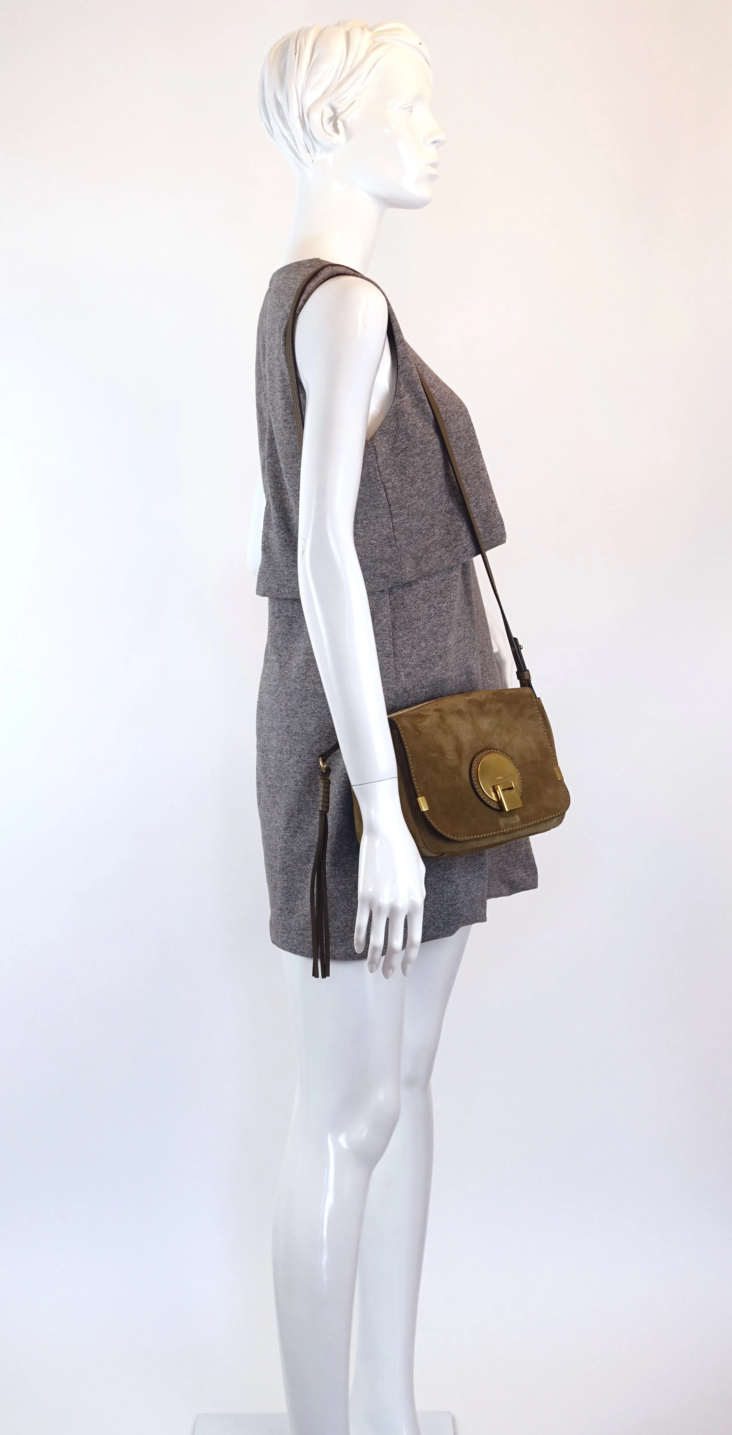 Indy Leather and Suede Camera Bag