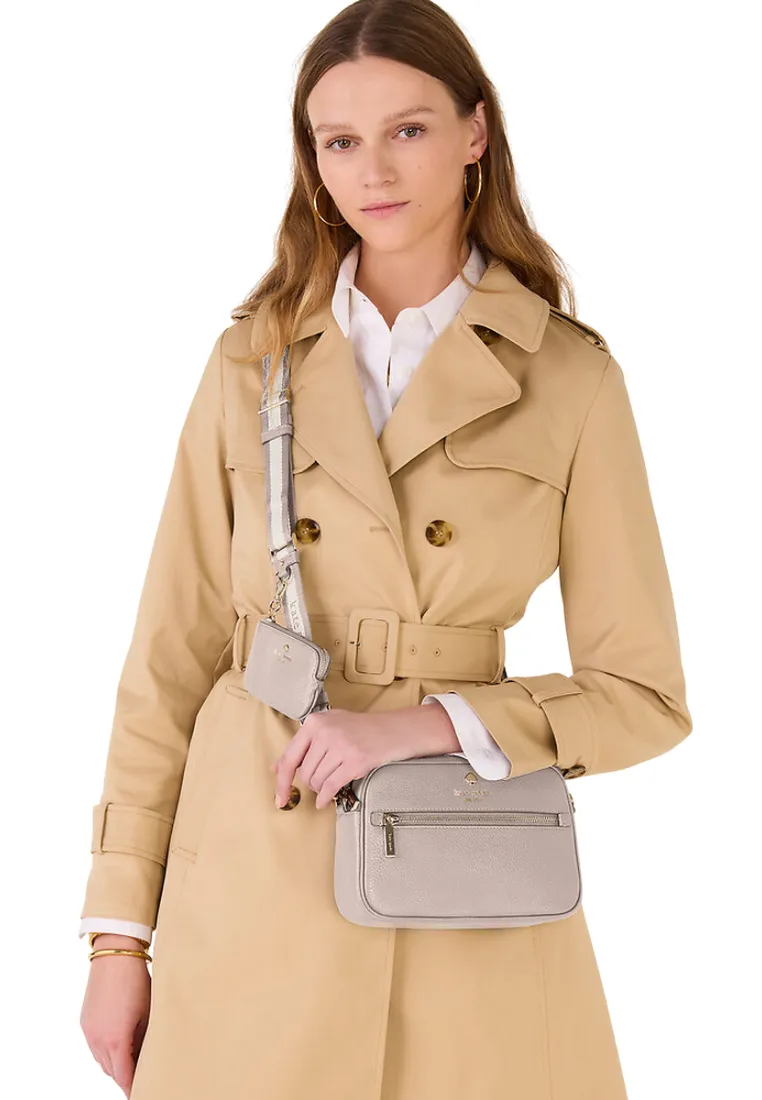 Kate Spade Emma Camera Crossbody Bag In Cozy Grey KK072