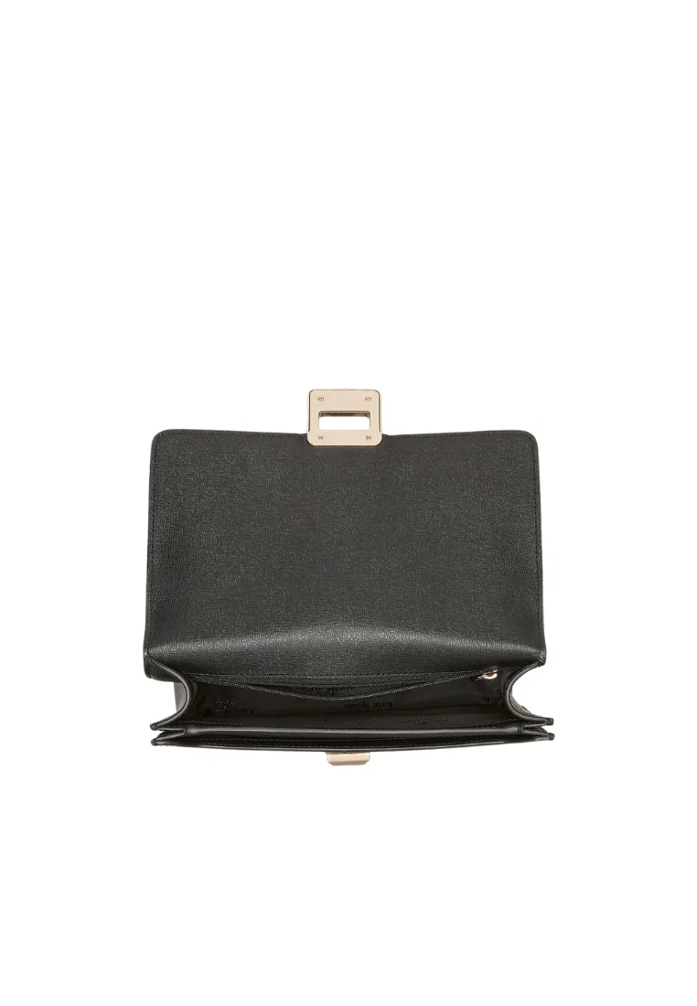 Kate Spade Spade Flower Small Shoulder Bag In Black KK999