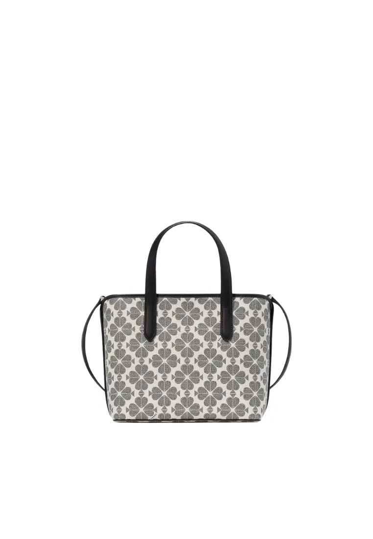 Kate Spade Spade Flower Small Tote Bag In Black KH425
