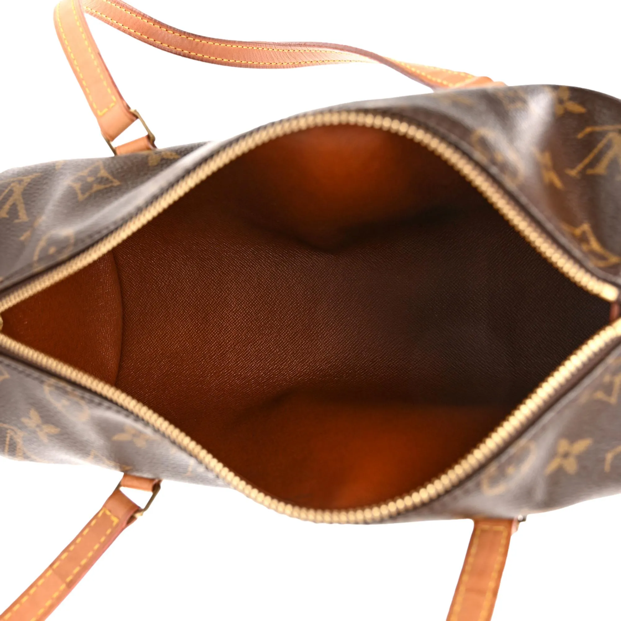 Louis Vuitton Papillon 26 Brown Monogram Canvas Top Handle Bag