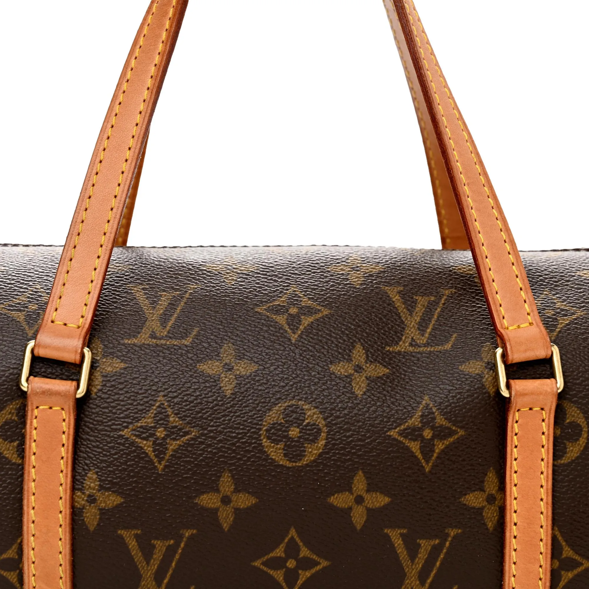 Louis Vuitton Papillon 26 Brown Monogram Canvas Top Handle Bag