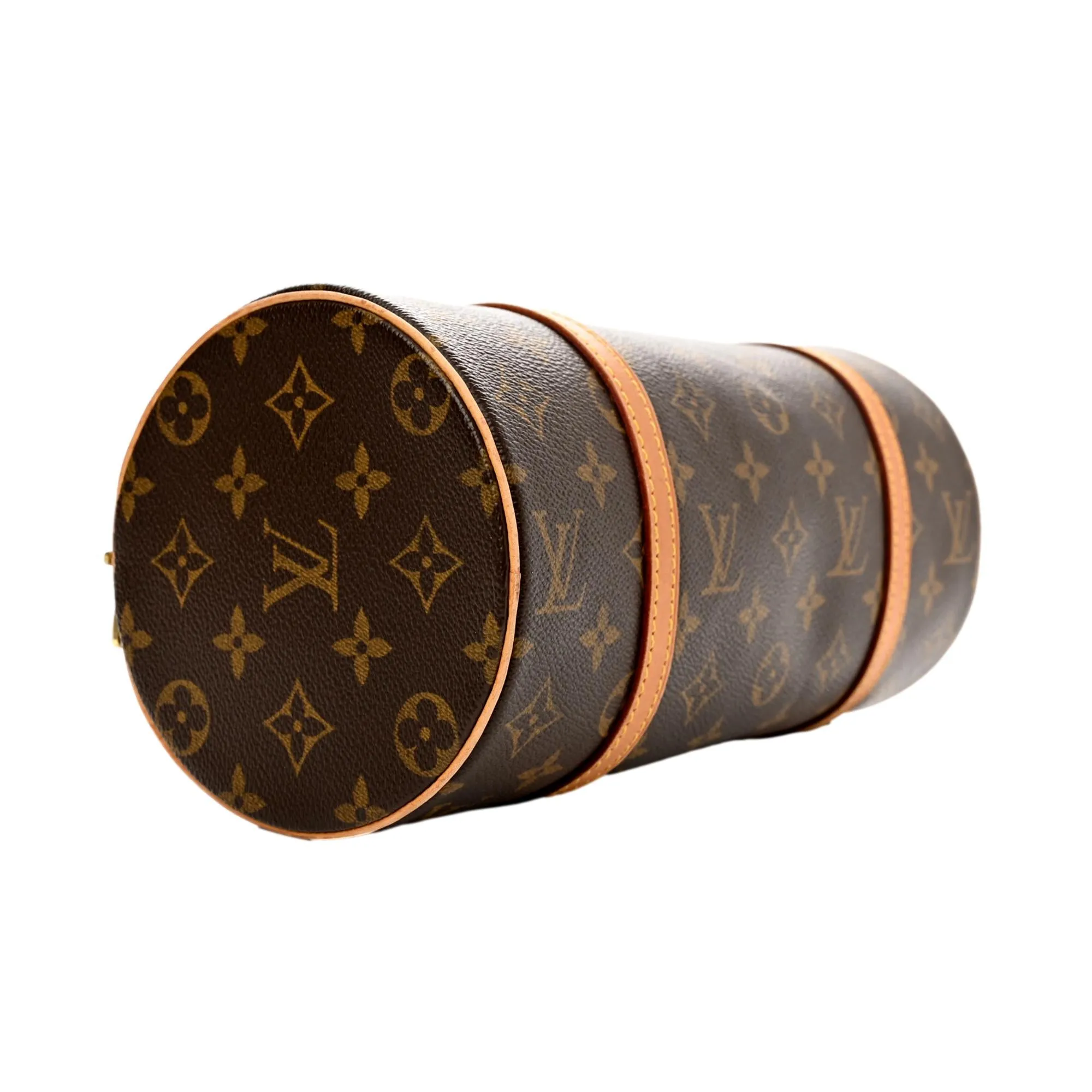 Louis Vuitton Papillon 26 Brown Monogram Canvas Top Handle Bag