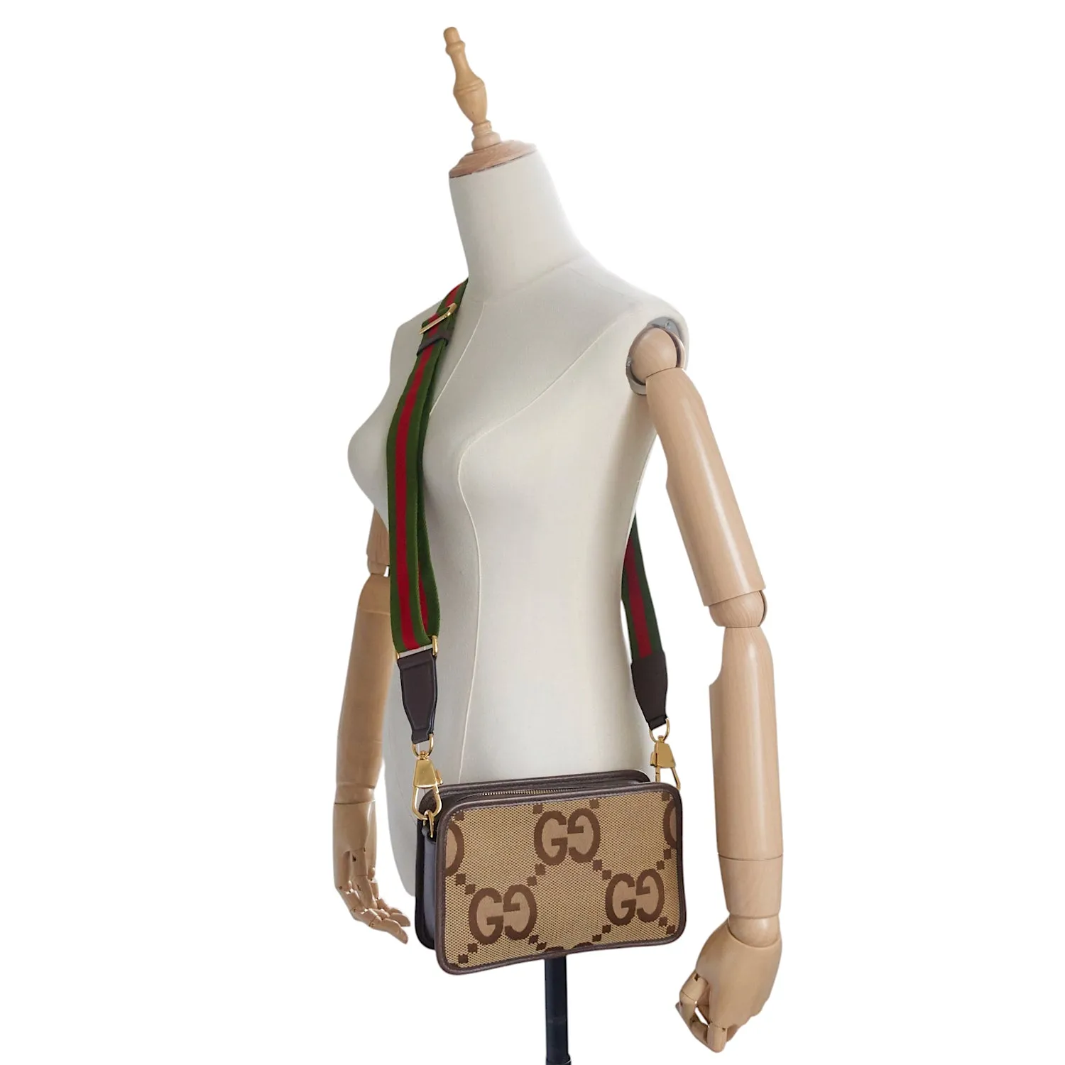Maxi GG Canvas Mini Camera Bag