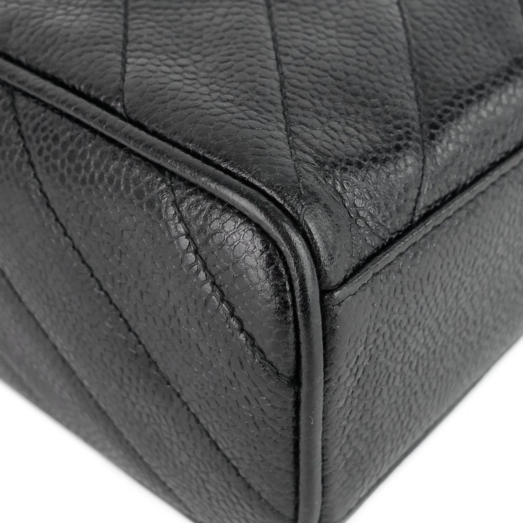 Quilted Caviar Leather CC Camera Bag