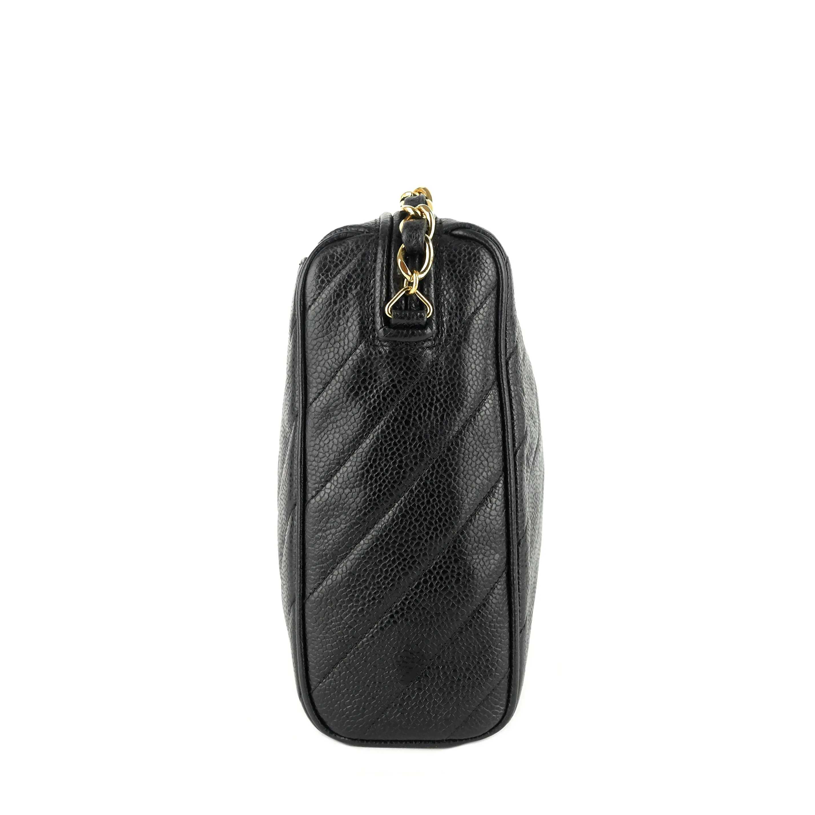 Quilted Caviar Leather CC Camera Bag