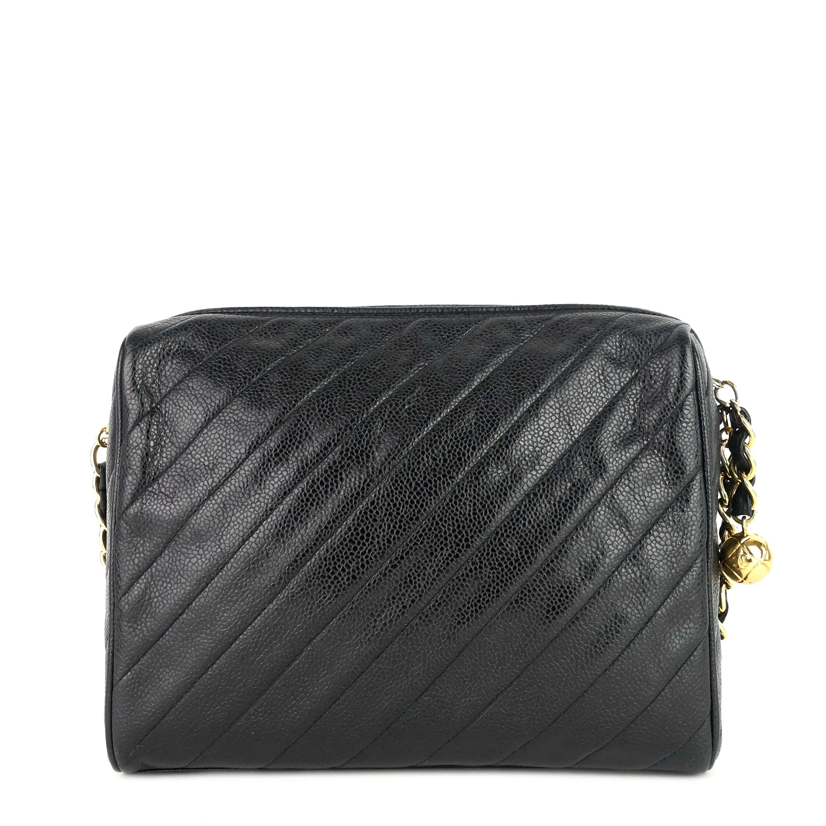 Quilted Caviar Leather CC Camera Bag