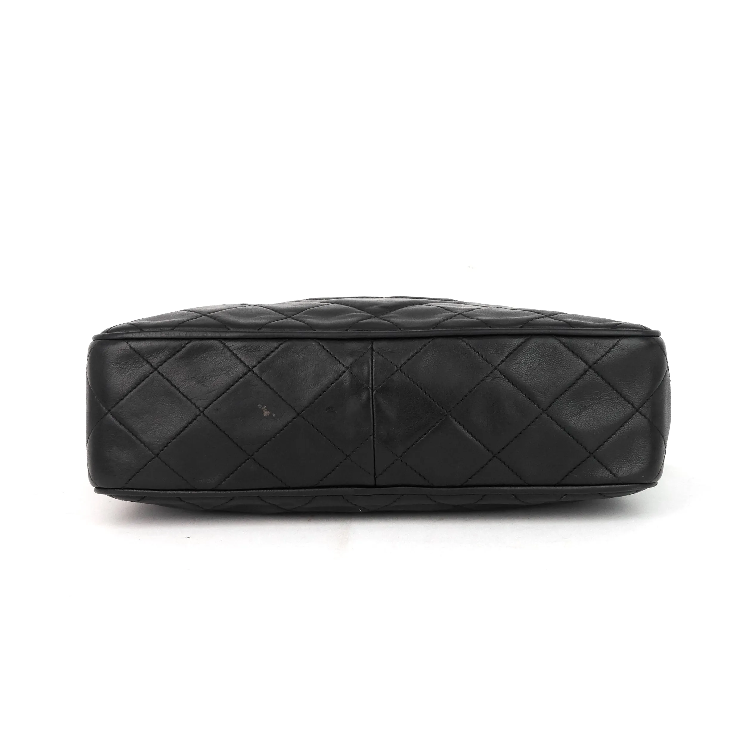 Quilted Lambskin Leather Camera Bag