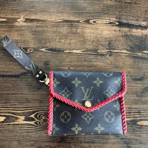 The Cardinal - Red Vintage Card Holder/Wallet/Keychain