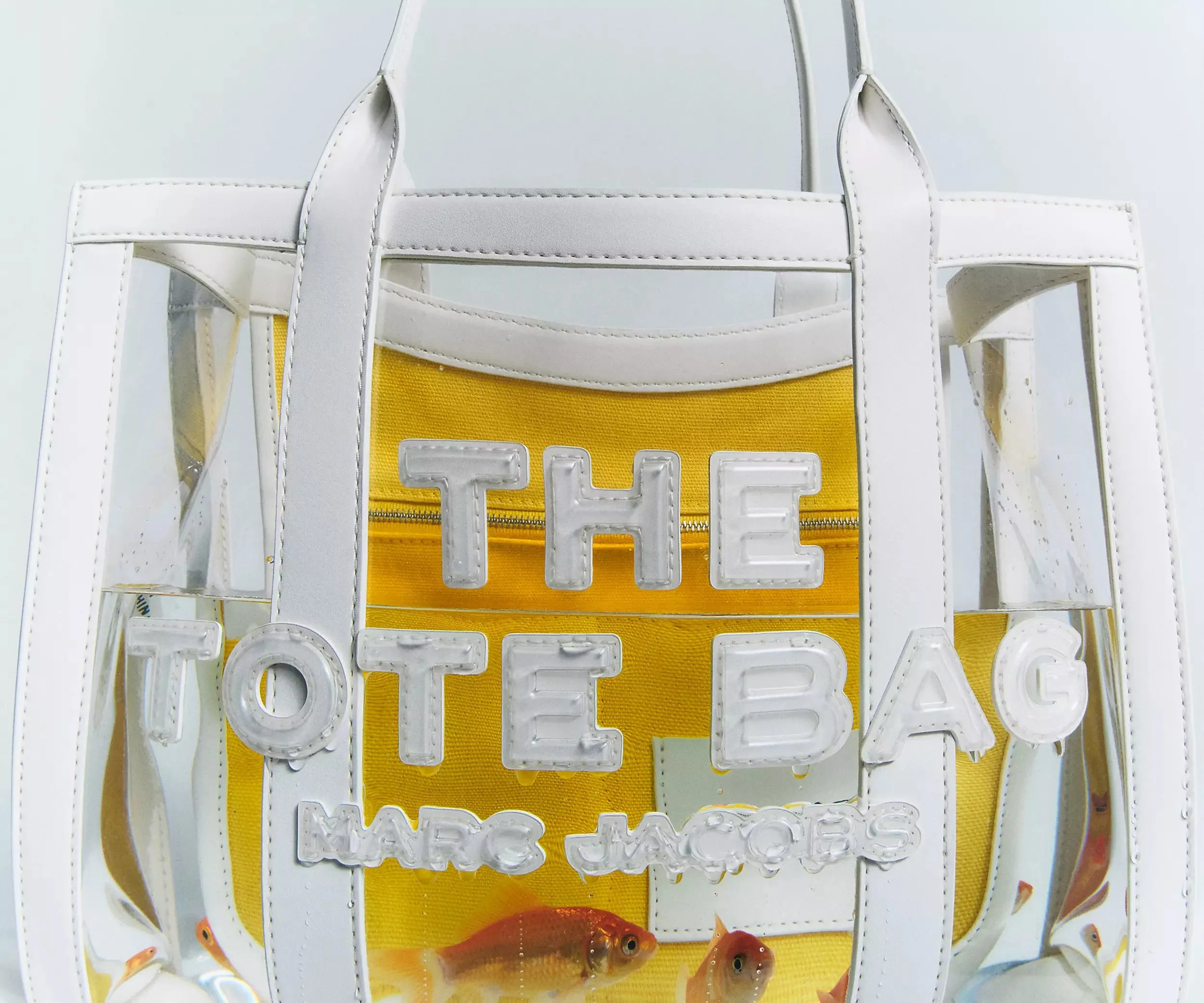The Clear Small Tote Bag - White