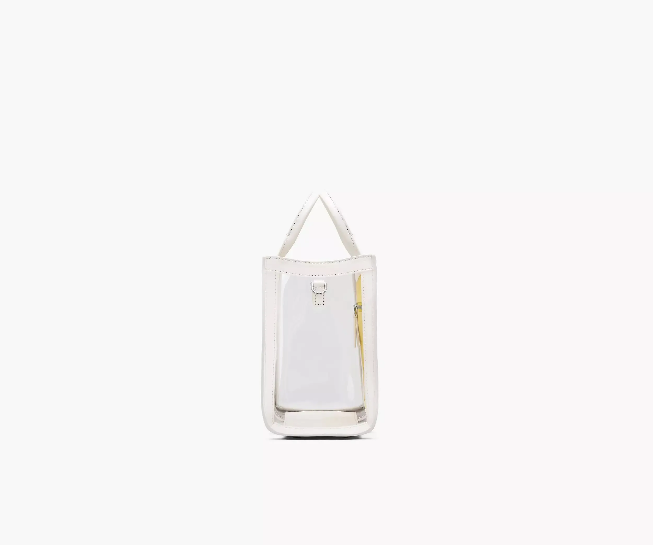 The Clear Small Tote Bag - White